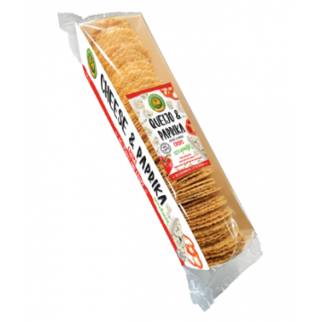 CRISPS QUEIJO/PAPRIKA 100%...