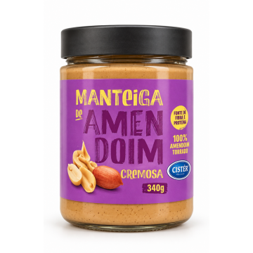 MANTEIGA DE AMENDOIM CREMOSA